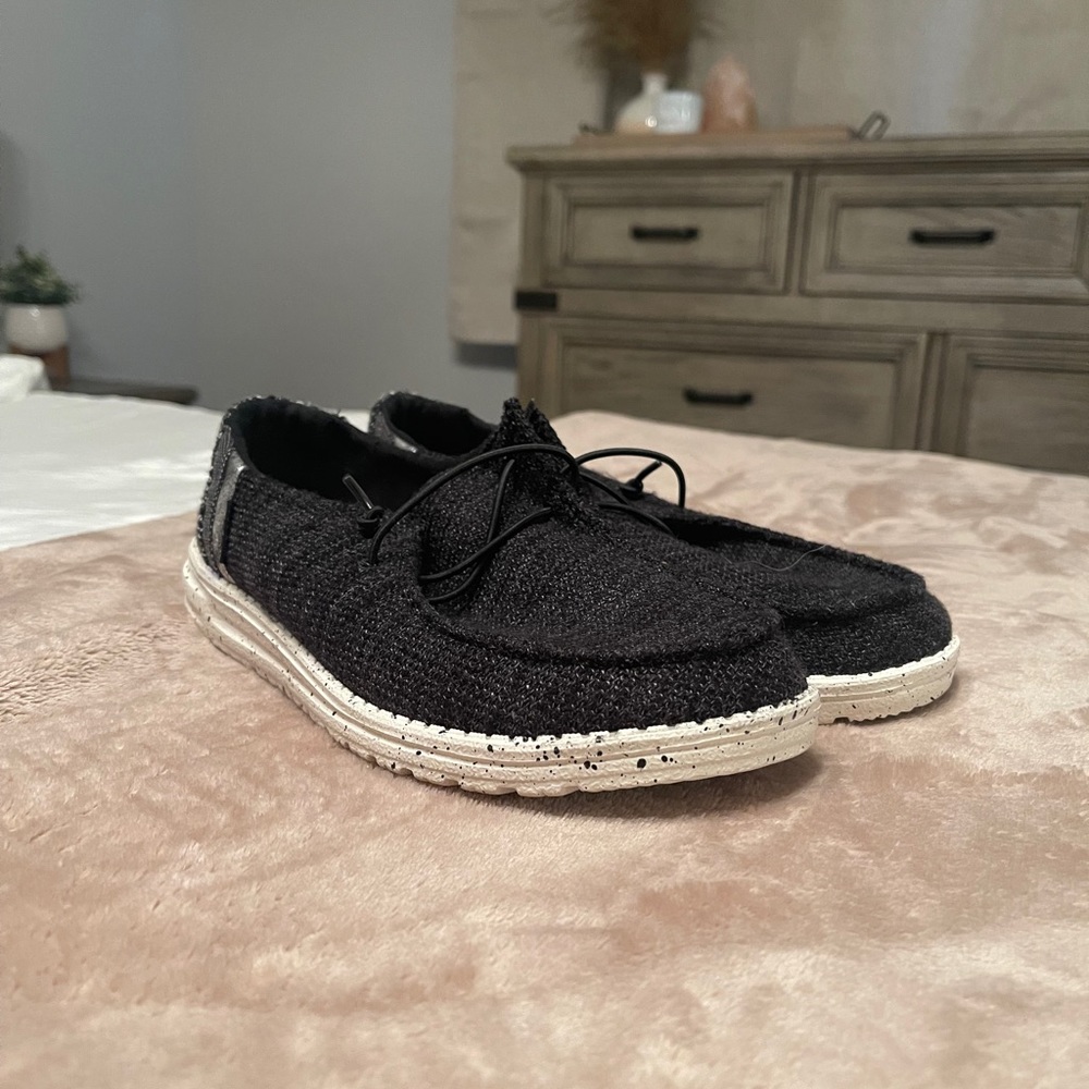 Hey Dudes Black Boho Shoes
